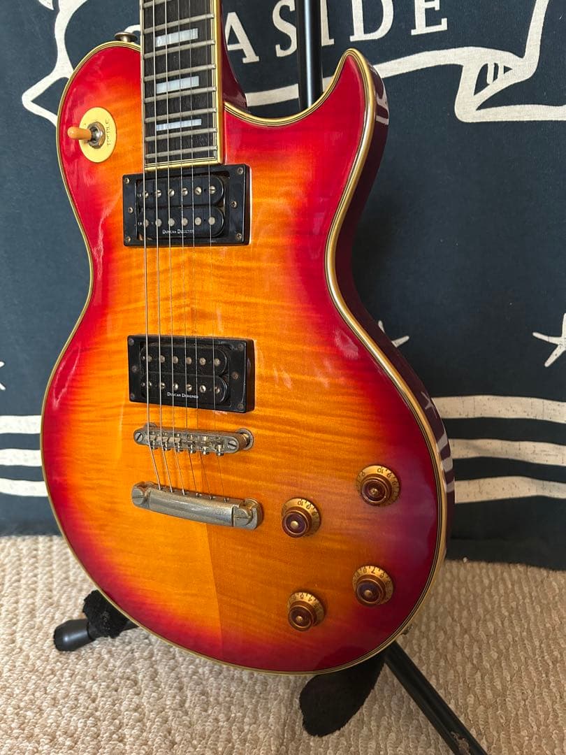 今月末迄　特価‼️美品希少名機❣️90sビンテージARIA ProⅡ DX 虎杢❣️