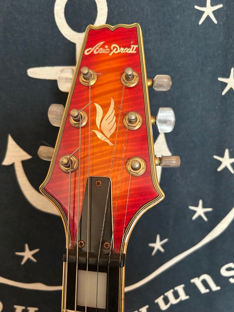 今月末迄　特価‼️美品希少名機❣️90sビンテージARIA ProⅡ DX 虎杢❣️