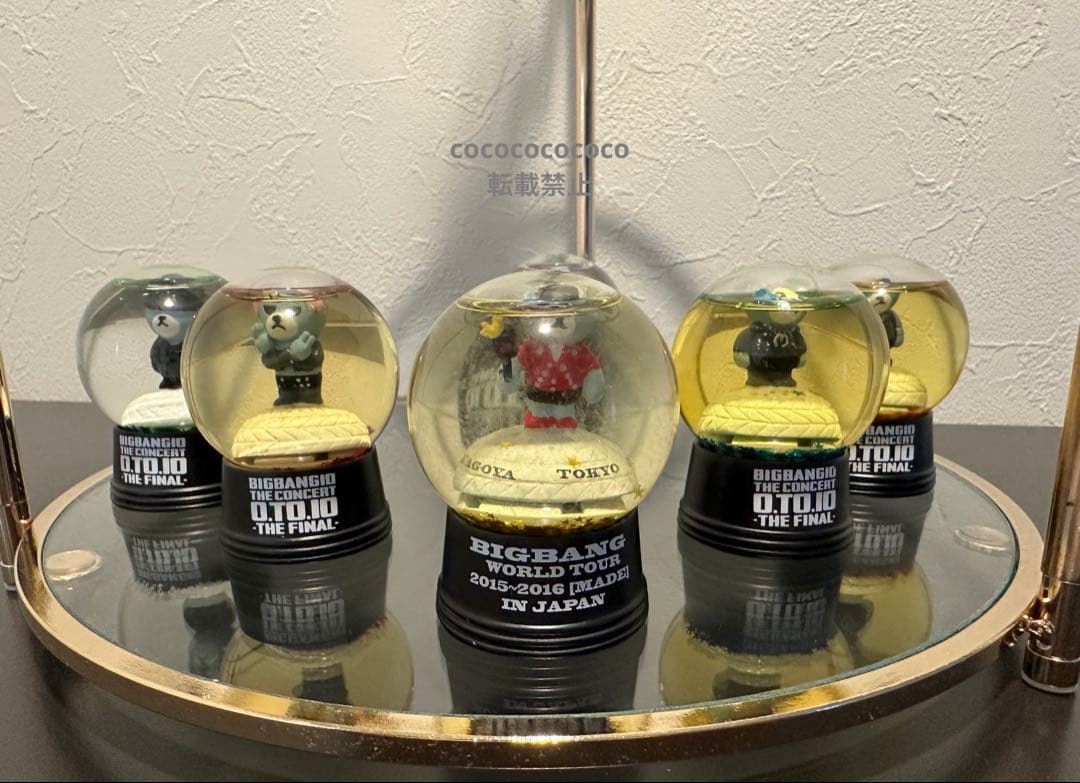 BIGBANG スノードーム　まとめ売り　コレクションケースつき