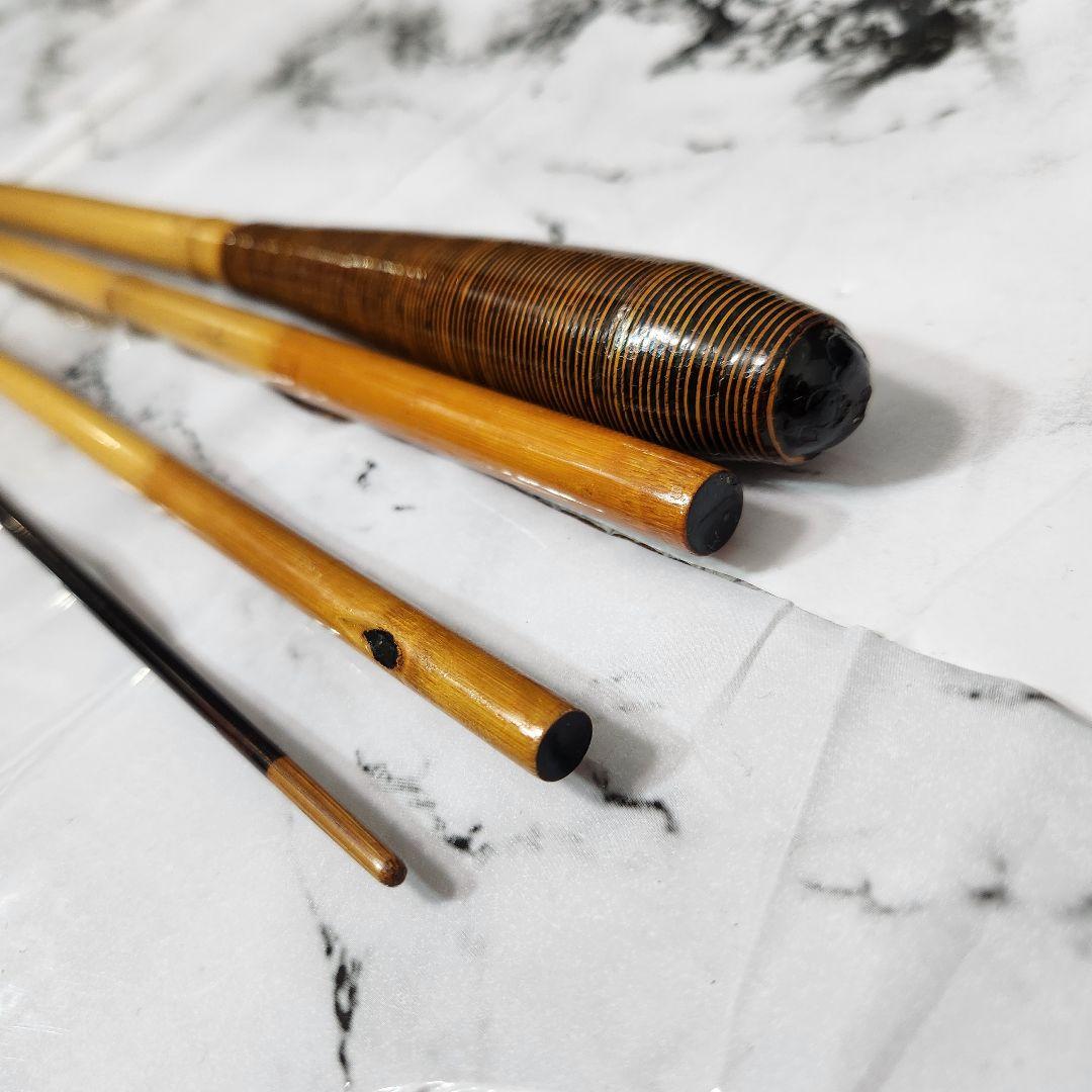 【逸品】和竹 紀州 へら竿 日本号 水玉作 10.3尺