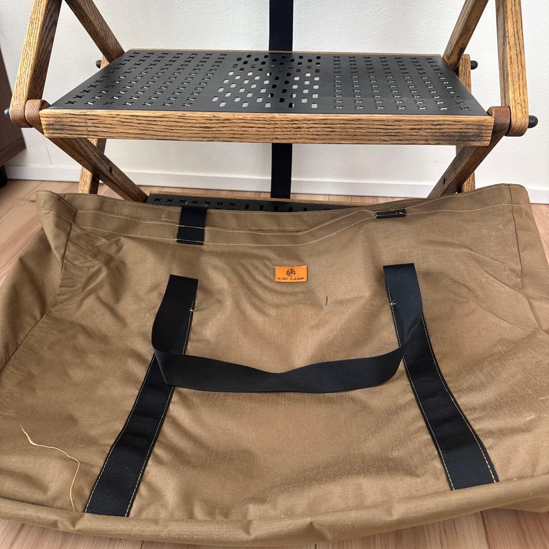 KIM CAMP アイアン&ウッド 3段ラック