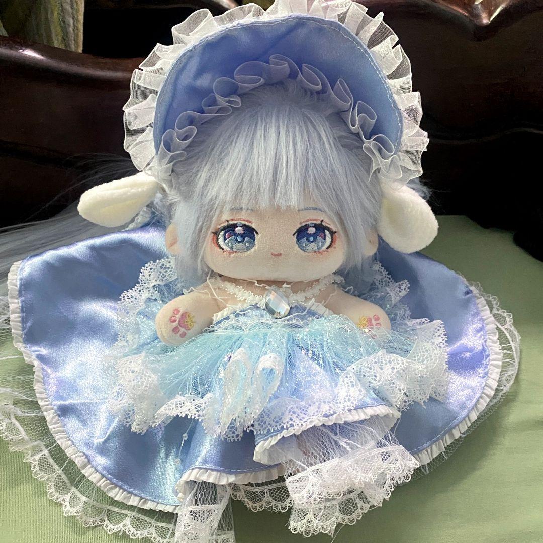 ぬいぐるみ服　20cm　新品　現品着せ替え　ドレス　ワンピース　宮廷　豪華