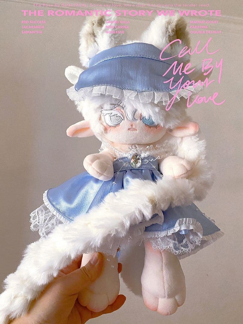 ぬいぐるみ服　20cm　新品　現品着せ替え　ドレス　ワンピース　宮廷　豪華