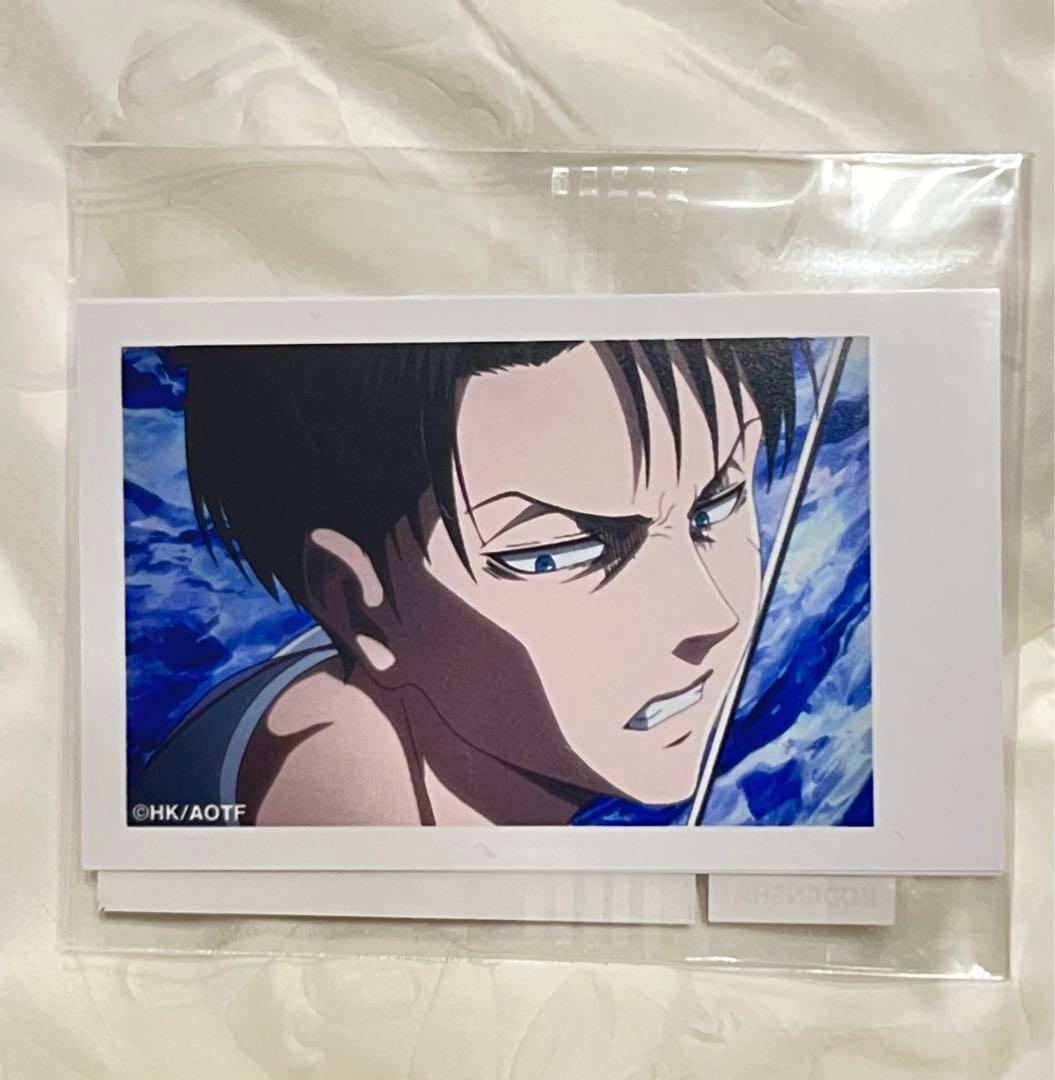 進撃の巨人　くじメイト　インスタントカメラ風イラストカード　リヴァイ