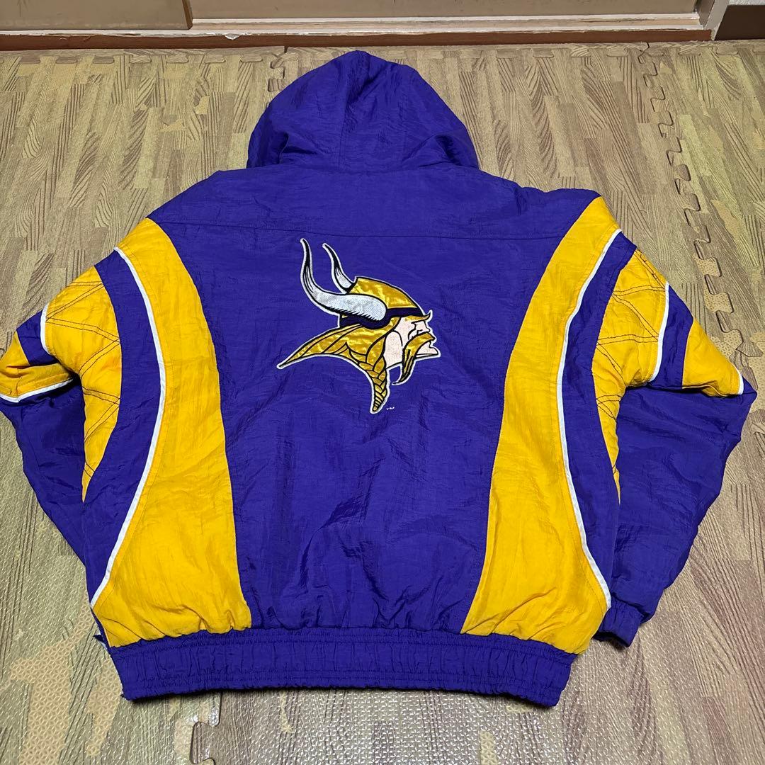 90's スターターSTARTER NFL 中綿スタジアム　バイキングス　XL
