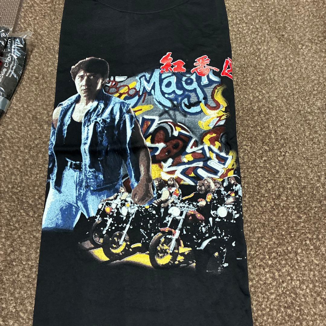 ビンテージジャッキーレッドブロンクス Tシャツ ジャッキーチェン 古着 映画 M