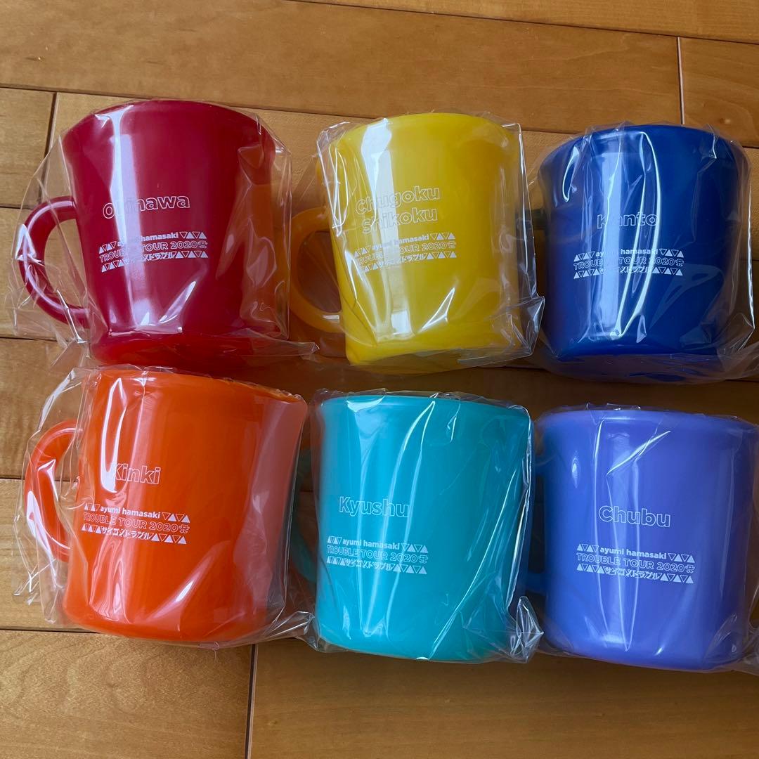 浜崎あゆみ　サイゴノトラブル　地域限定 マグカップ６個セット
