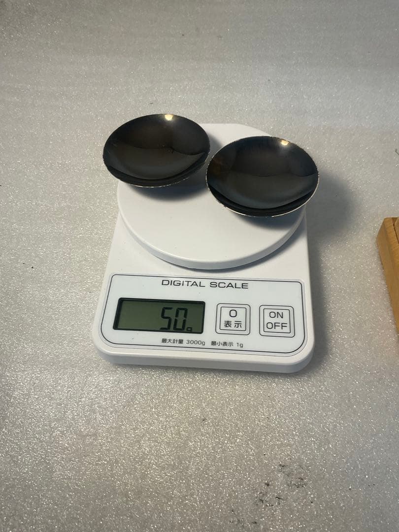銀杯　純銀　50g 杯　盃　2個 木箱付き