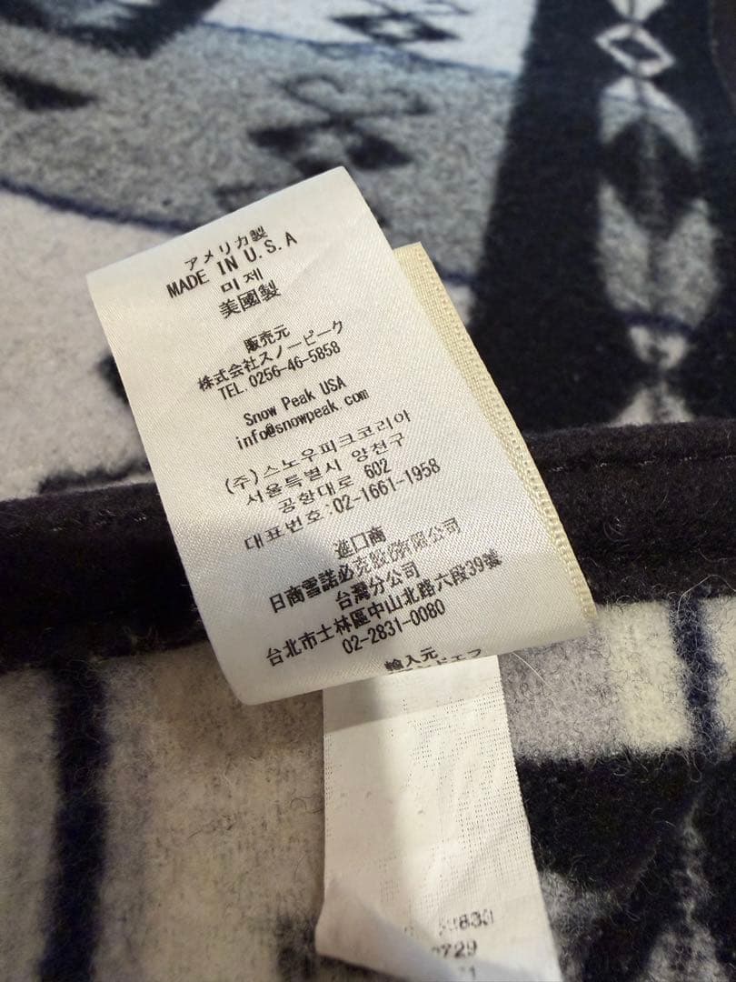  PEAK PENDLETONブランケット