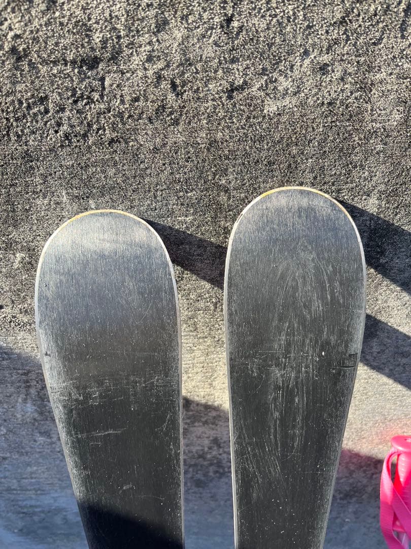 スキー板セット　板106cm ブーツ23cm ストック　80cm
