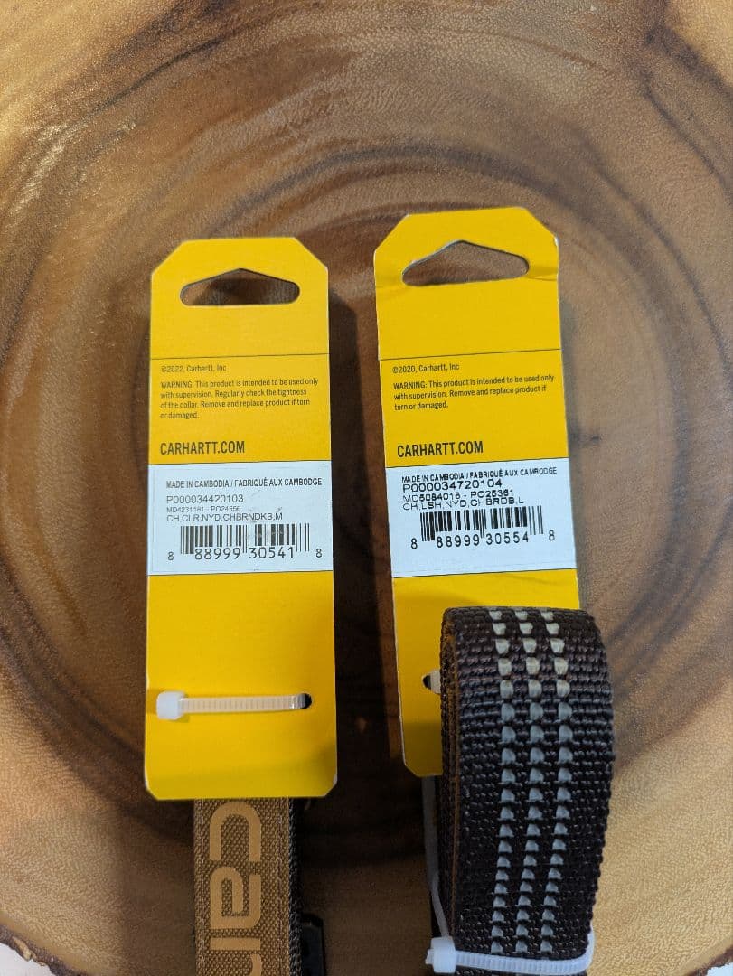 【NEW】Carhartt カーハート リード【L】＆首輪【M】ブラウン 中型犬