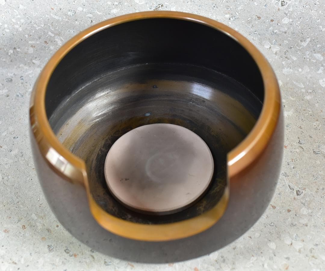 値下げ、浄雲作唐銅面取風炉＆野々田電熱器５００Ｗ　囲炉裏/お茶道具、共箱