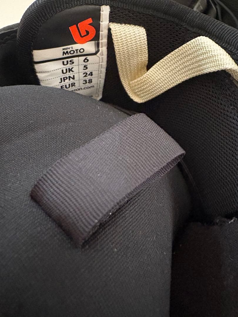 BURTON ブラックスノーボードブーツ 24cm