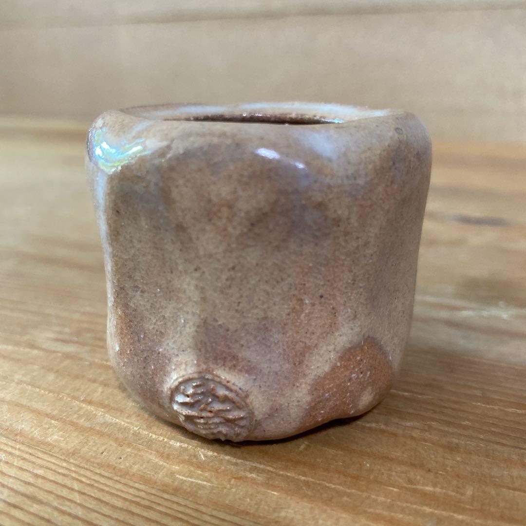 【茶道具】坂倉新兵衛造　萩つくね蓋置　（共箱）○