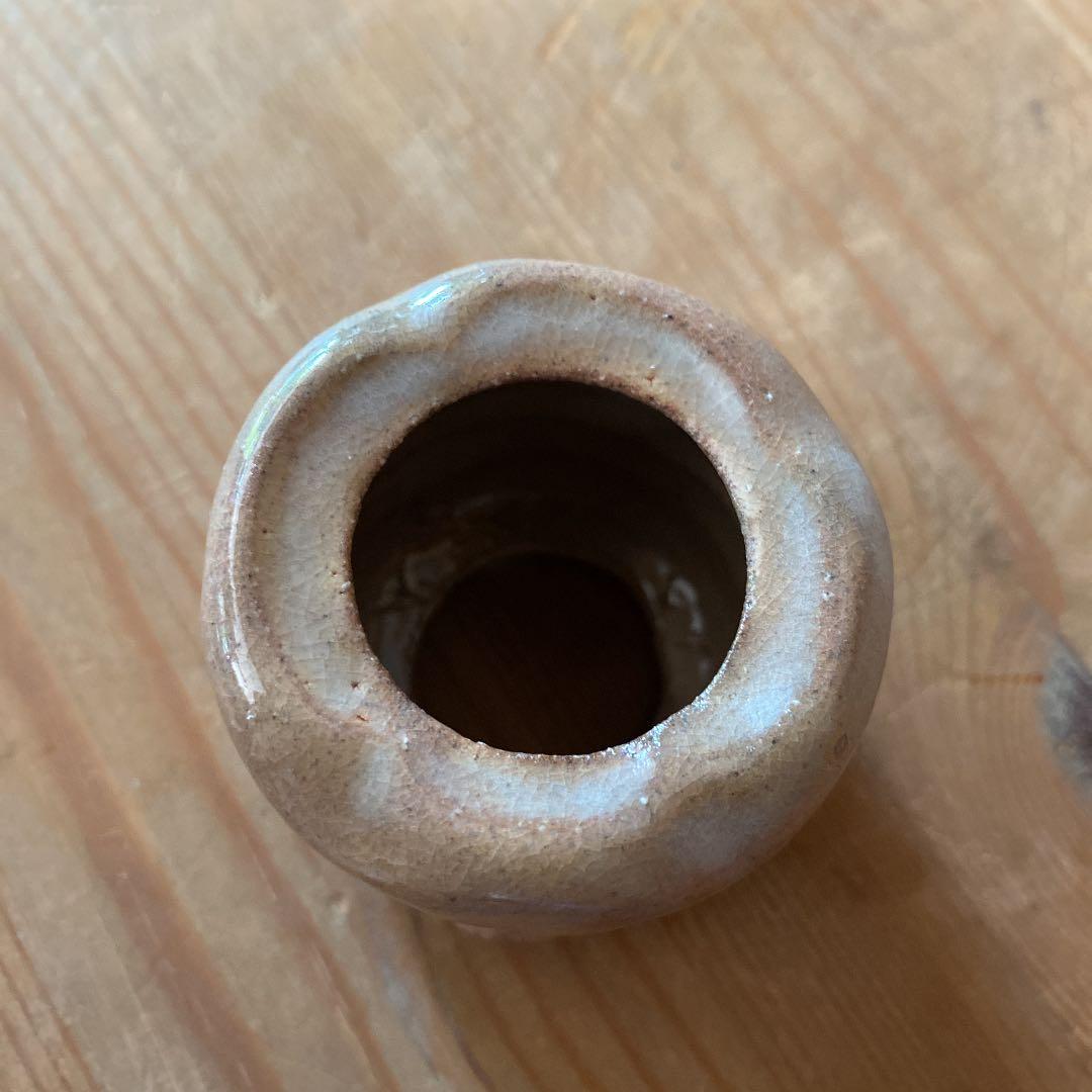 【茶道具】坂倉新兵衛造　萩つくね蓋置　（共箱）○