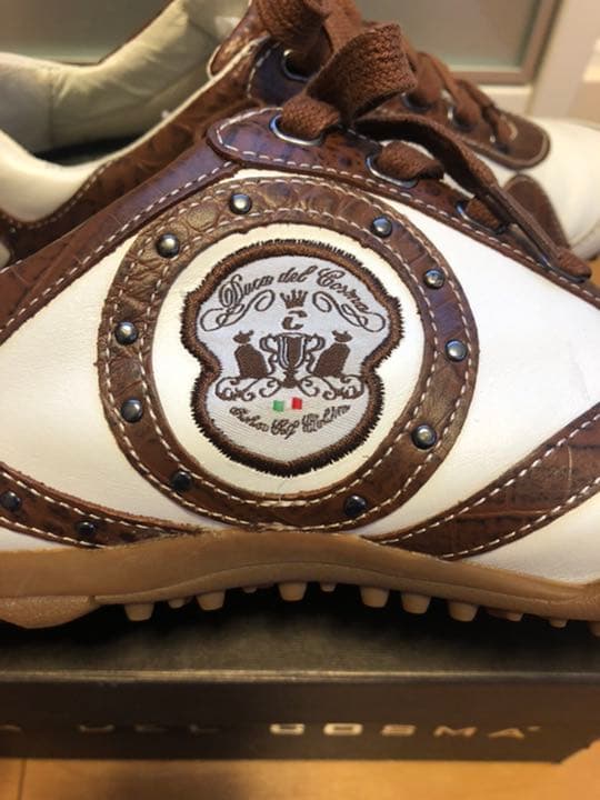 【美品】DUCA DEL COSMA レディースゴルフシューズ23cm