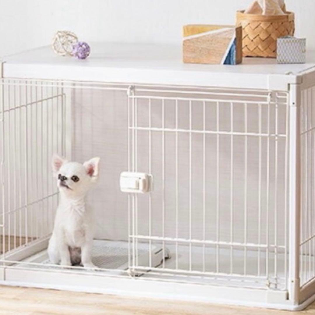 犬用ケージ ホワイト 新品未使用