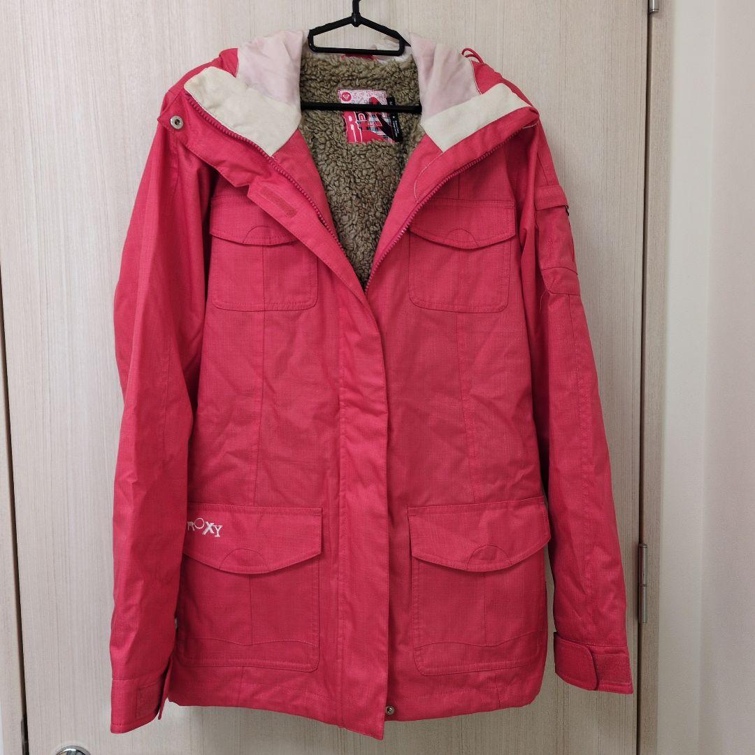 ROXY フリースライニング ピンクジャケット