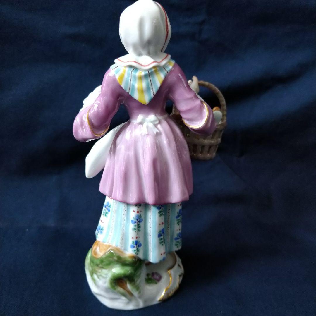 ✤マイセン(Meissen)フィギュリン『パリの呼び声・パン売りの少女✤