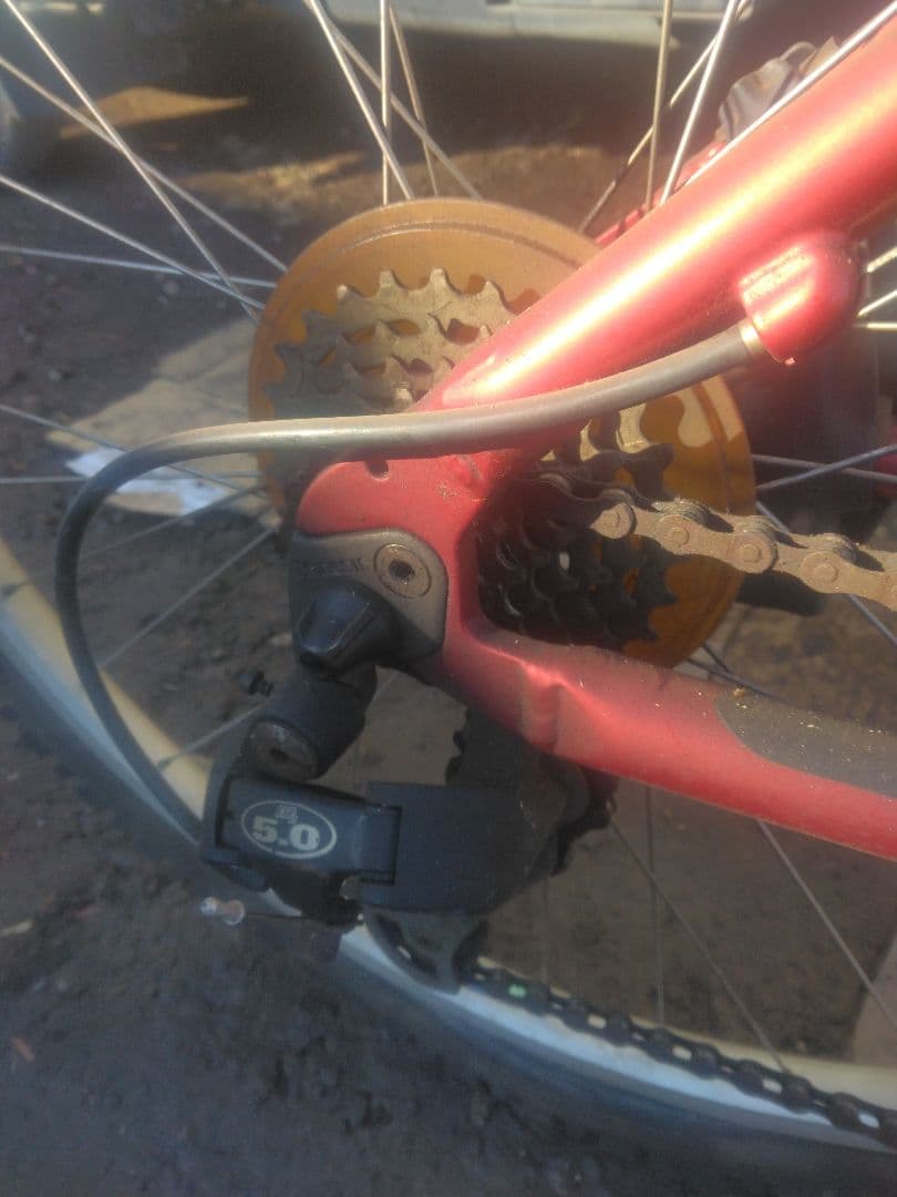 マウンテンバイク 26インチ レッド