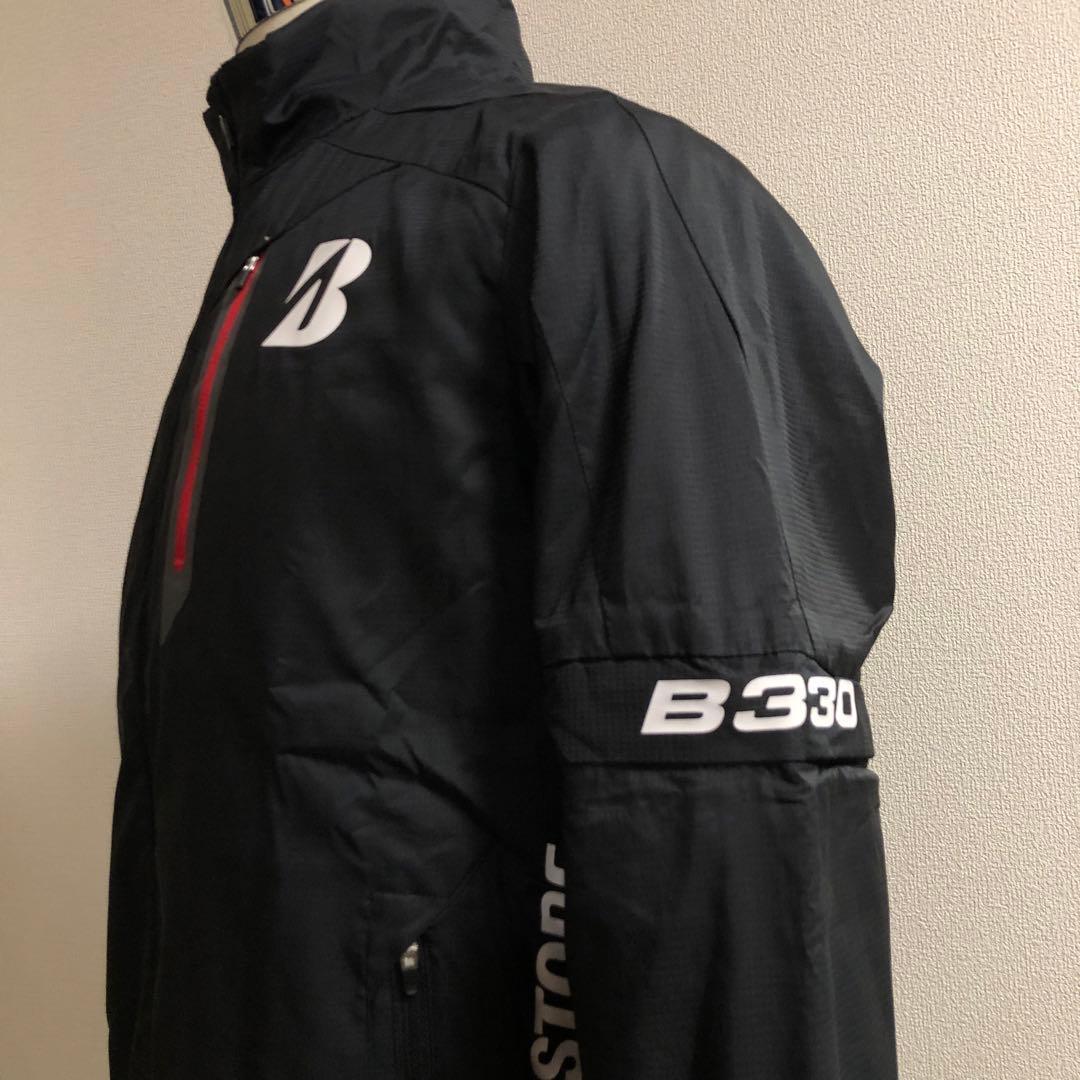 ブリヂストン ゴルフ★2way 撥水 ジップアップ ジャケット 蓄熱レッド M