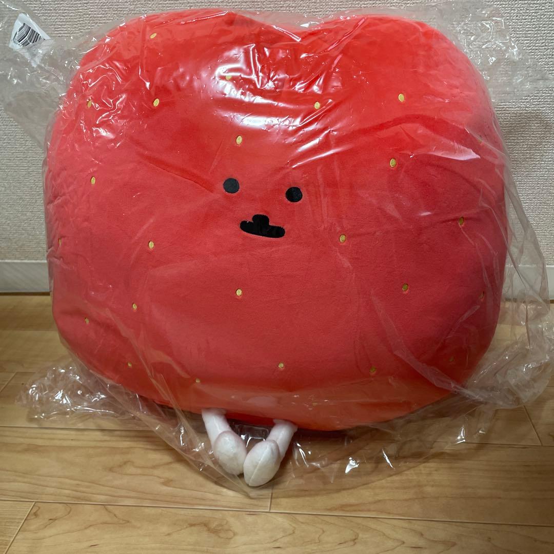 ナガノのいちご　ぬいぐるみくじ　A賞　超特大いちごぬいぐるみ　②