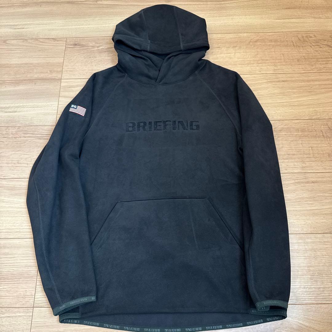 BRIEFING パーカー　ブラックM