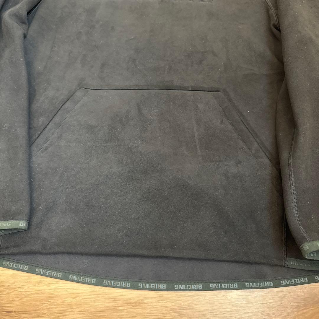 BRIEFING パーカー　ブラックM