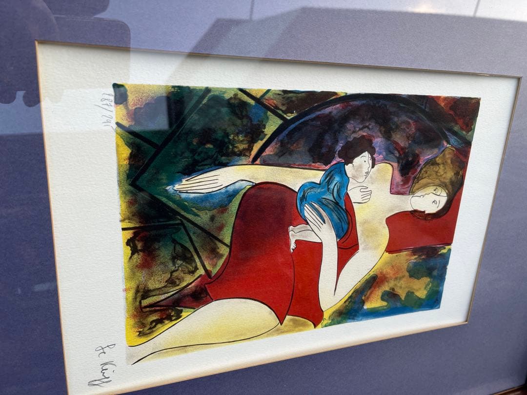 リンダ.ル.キンフ.リトグラフ、リトグラフ、マタニティーカラーリトグラフ