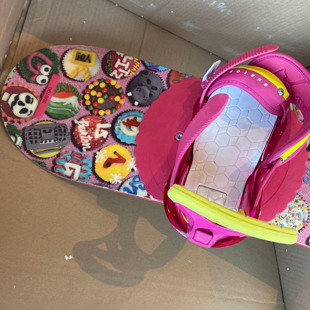 Burton スノーボードバインディング カップケーキデザイン 115