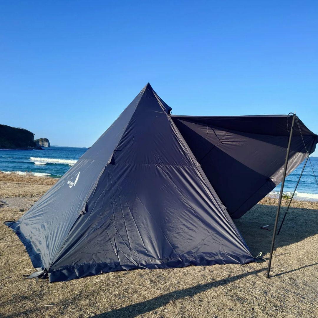 テンマク　サーカスstブラック＆フロントフラップ