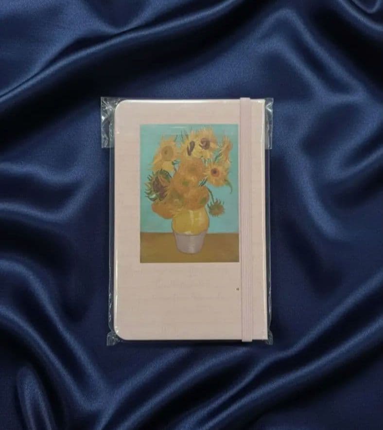 高級ノート、A6ゴッホひまわり30冊、新品