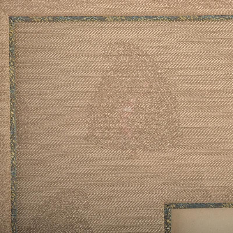 陶芸家　川瀬竹春画　水墨　鳳首瓶図　額装　珍品　C　R7234B