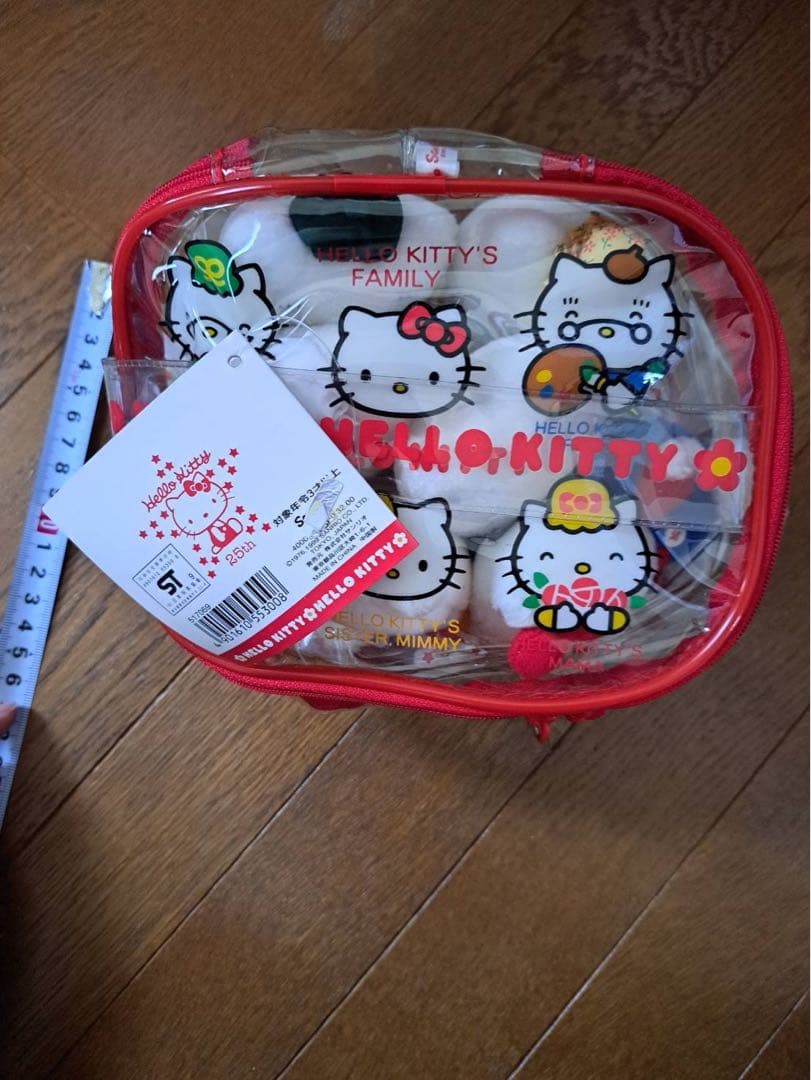 平成レトロ　25周年　キティ　ファミリー　ドール　ぬいぐるみ　ハローキティ