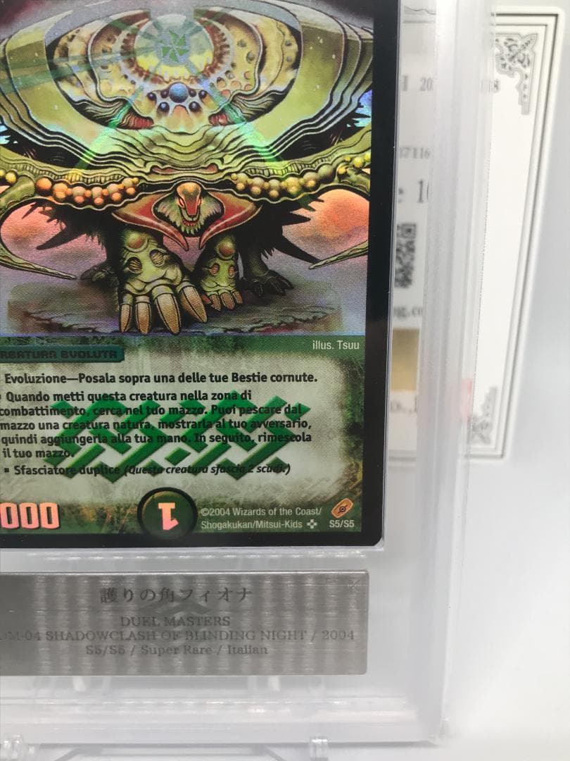 【ARS10+】護りの角フィオナ イタリア語 鑑定書付【PSA/ARS鑑定品】