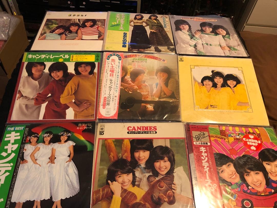 キャンディーズ 貴重コレクション アナログLPレコード／LD／DVDコレクション