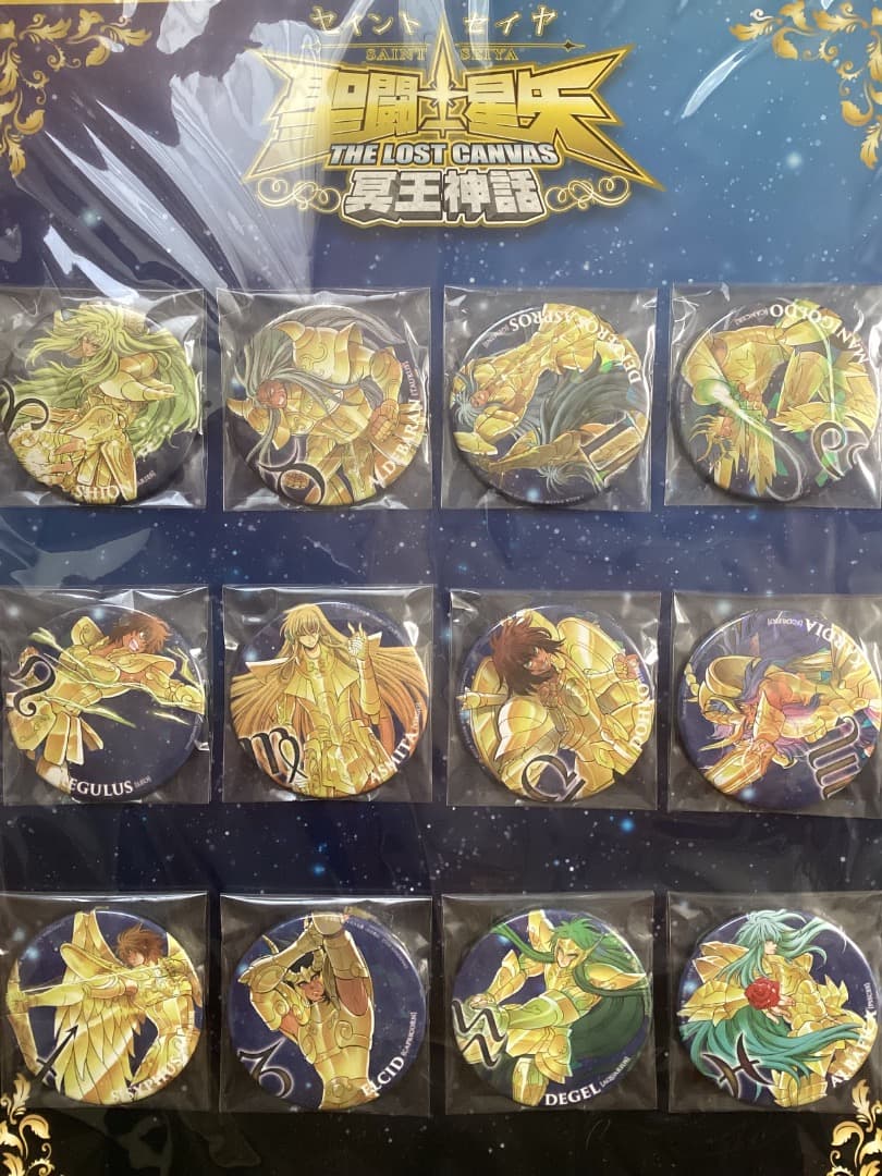 聖闘士星矢 冥王神話 THE LOST CANVAS 缶バッジ　手代木史織