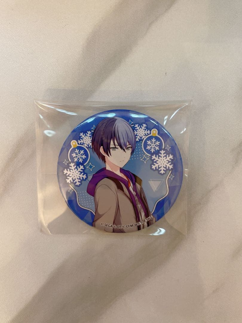 プロセカ　青柳冬弥　缶バッジ　プリロール　クリスマスケーキ　PRIROLL