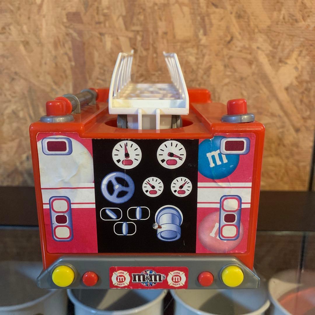 M&M's 消防車 チョコディスペンサー　レア