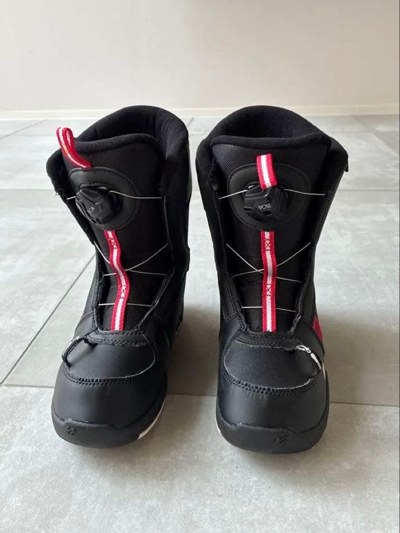 美品　K2 子ども用スノーボードブーツ ブラック　サイズ20