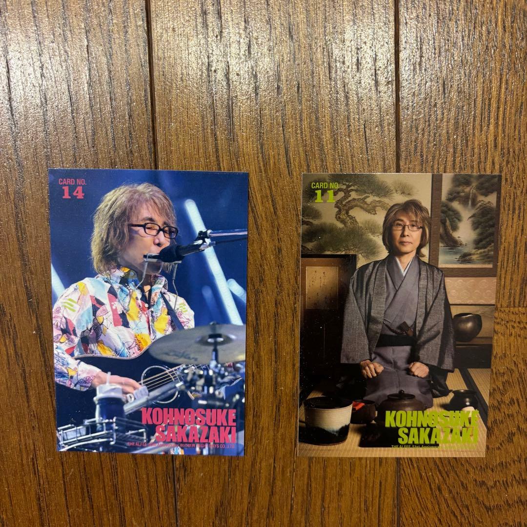 THE ALFEE 坂崎幸之助　古希birthday 記念のペナントキーホルダー