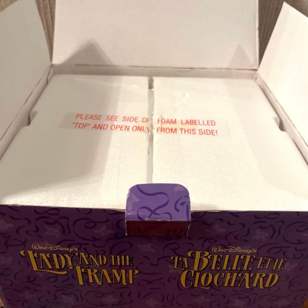 ディズニーストア　わんわん物語Lady&Trumpスノーグローブ　オルゴール付き