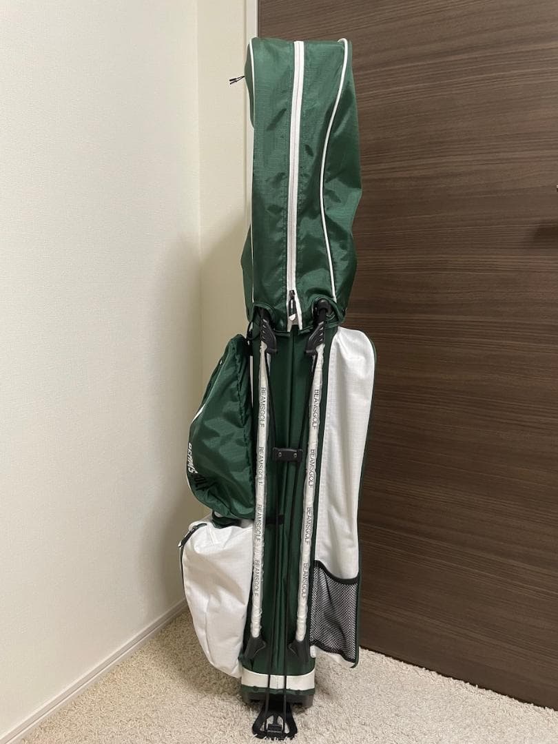 BEAMS GOLF スリムスタンド キャディバッグ 2 美品 グリーン