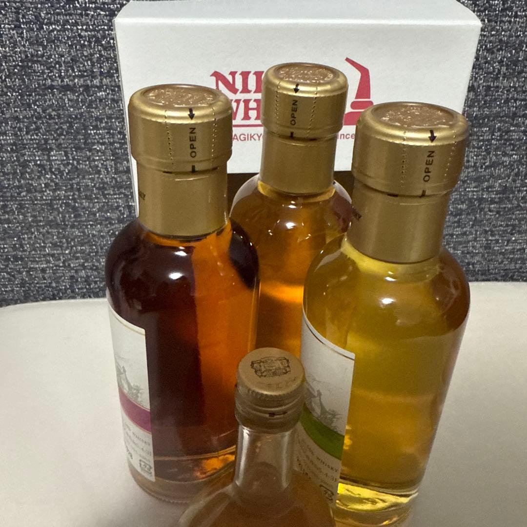 NIKKA WHISKY シングルモルトウイスキーセット スーパーニッカ小瓶付き