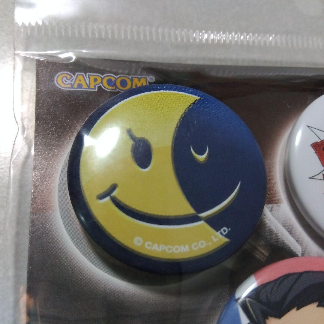 【逆転裁判】成歩堂龍一＆御剣怜侍＆王泥喜法介＆希月心音 缶バッジ ５個セット