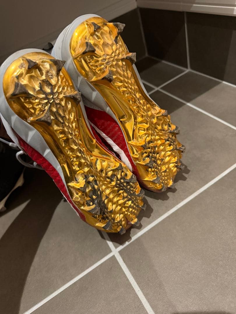 Nike ハイカット スパイクシューズ レッド/ホワイト