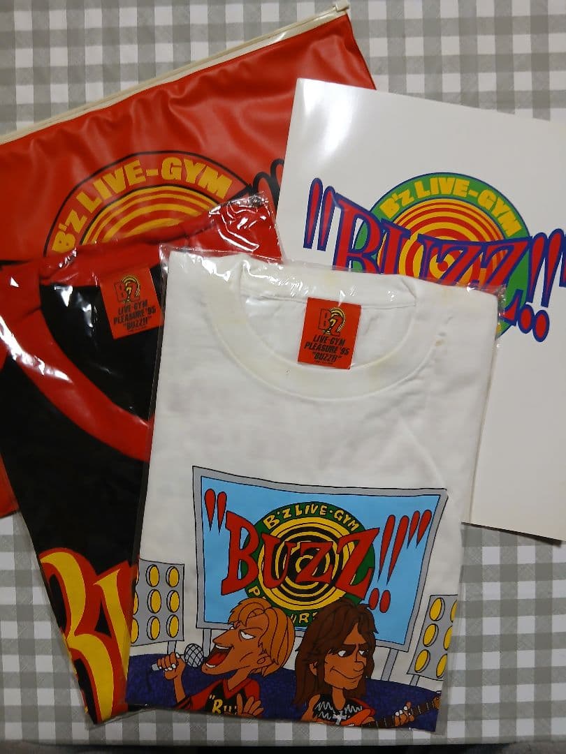 B'z BUZZ!! Tシャツ2枚+パンフセット ●バラ売り要相談