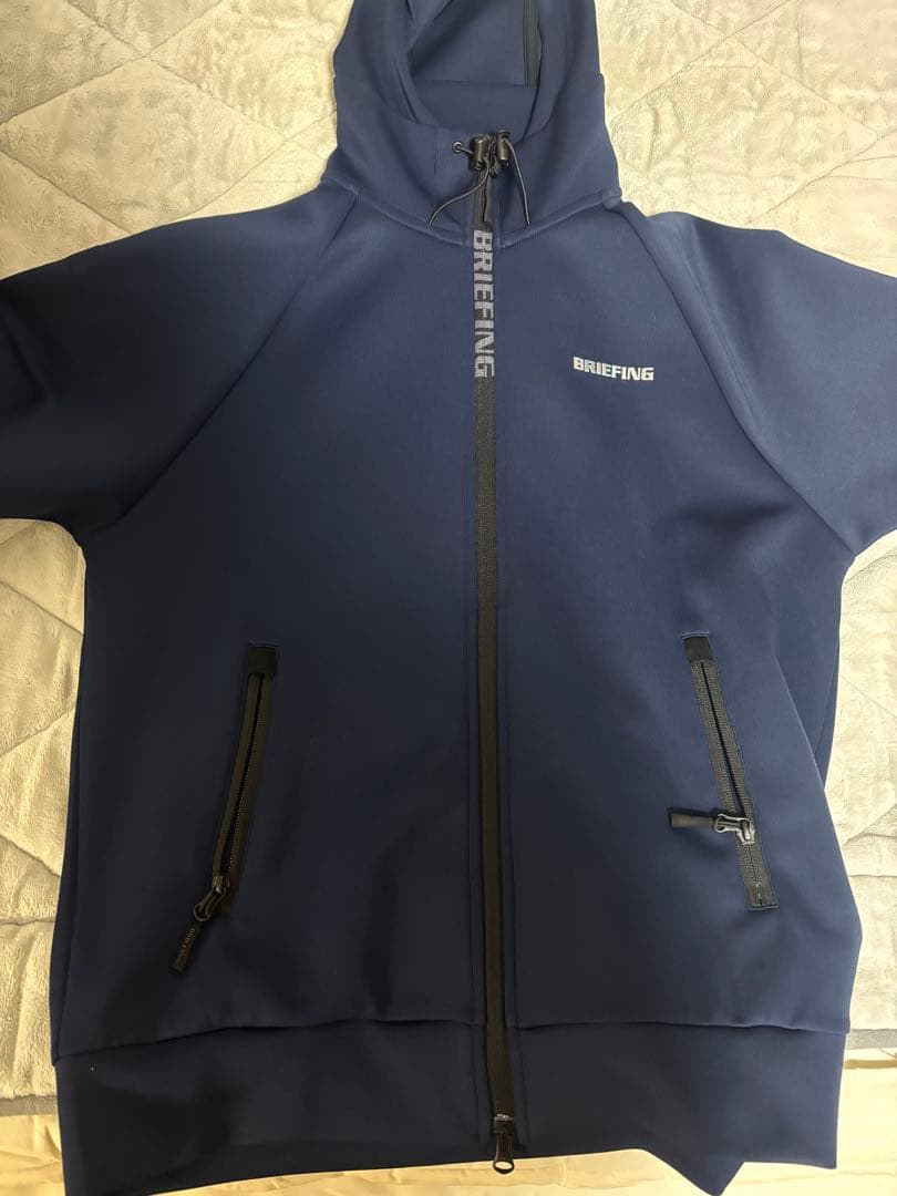 BRIEFING ネイビー フルジップジャケット