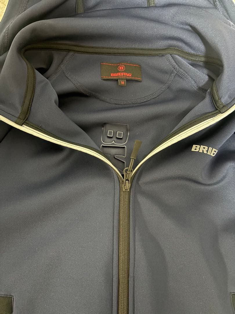 BRIEFING ネイビー フルジップジャケット