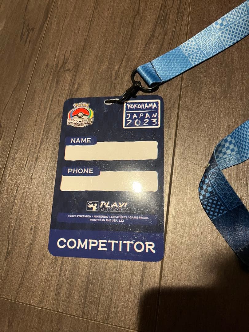 WCS2023 コンペティターバッジ